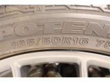 165/50R16    車両装着タイヤサイズです。 タイヤのご相談もトヨタモビリティ石川にお任せください
