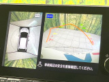 【アラウンドビューモニター】専用のカメラにより、上から見下ろしたような視点で360度クルマの周囲を確認することができます☆死角部分も確認しやすく、狭い場所での切り返しや駐車もスムーズに行えます。
