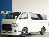 【厳選仕入中古車】ハイエースバン ダークプライムⅡ ディーゼル4WD☆フローリング施工と跳ね上げベッド☆キャンプや釣りなんでも対応!全国納車