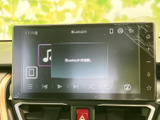 オーディオの画面では、Bluetoothの接続状況や再生操作を確認できます。再生や曲送りなどの表示がまとまり、音楽を楽しみたい日常の移動でも扱いやすい構成です。