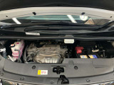 エンジンルームもクリーニング済みできれいですよ。日産の整備士がしっかりと丁寧に点検していますので安心してお乗りいただけます