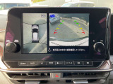 アラウンドビューモニターの映像も確認出来ます。