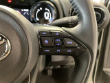 ステアリング右側に車間距離切り替えスイッチ・LTA(レーントレーシングアシスト)スイッチ/LDA(レーンディパーチャーアラート)スイッチ・クルーズコントロールスイッチ・オーディオスイッチが付いています