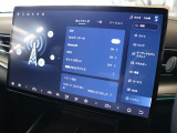 車両の設定等もスマートフォンのようなインターフェースです