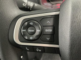 【オーディオリモコンスイッチ】ステアリング左に装備!運転中、視線をそらさずに選曲・ボリューム調整が可能に!