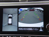 上からの視点で狭い駐車場への駐車などに役立つアラウンドビューモニターです♪