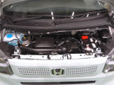 自慢のエンジンはパワードbyHONDAです。精度とバランスにこだわって、低回転からスムースなパワーを発揮します。