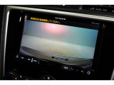 バックカメラの映像です。シフトレバーを「R」に入れると自動的にナビの画面が切り替わります。