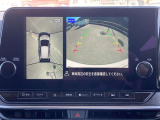 アラウンドビューモニターです☆車の前後左右にカメラがついており駐車時には上から車を見たような画面が見れますので、4方向の状況を確認することができる便利な機能です☆