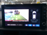 バックカメラの画像です。ガイドラインがスムースな車庫入れをサポートいたします。車庫入れの安心感がアップしますね。