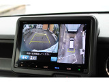 ギャザズ純正コネクトナビ VXM-264ZFEi Apple CarPlayとAndroid Autoに対応に対応 マルチビューカメラで全方位カメラです。