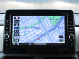 純正メモリーナビ〈MM320D-L〉装備しております! 9インチワイドの大型モニターです!