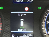 障害物を感知し知らせてくれるので安心です♪