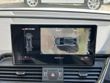 サラウンドビューカメラ装備 車両の4つのカメラから得た映像を合成し、上空から眺めているような映像をモニターに映し出します。車両周辺の歩行者や障害物などの発見に役立ちます。