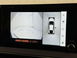 【フロントカメラ】運転席に座った状態で死角になりやすいクルマの前の様子まで確認でき安全ですね♪