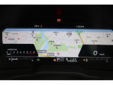12.3インチフル液晶メーター センターインフォメーションディスプレイのナビゲーションと連携する地図画面を表示することができます。
