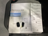 取扱説明書やメンテナンスノートもそろっています。スペアキーもそろっているので家族と共有することができ、紛失・破損した際も迅速な対応ができるので安心です。