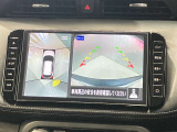 【アラウンドビューモニター】車を上から見下ろしているかのような映像で周囲の状況がひと目で確認、狭い駐車場に駐車するときも安心です♪♪障害物などがあると警告音がなりますので安心して駐車が出来ます★