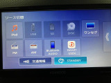 テレビ、ラジオ、Bluetoothなどドライブがより楽しくなる機能が装備!