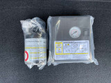万が一のパンク時にパンク修理キット装備、スペアタイヤはありません。
