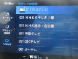 純正地デジテレビ装備です。