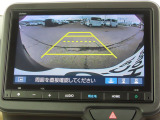 リアワイドカメラシステム!従来の視野に加えて、後方側方を約180&deg;まで見えるワイドビューと、後方を真上から見たような視野で駐車時などに便利なトップダウンビューの3つの視野があります!