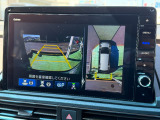 マルチビューカメラ搭載でまるで空から自分の車を見たように車庫入れできます!便利です☆