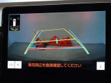 バックガイドモニターを装備しています、車庫入れもラクラクです。