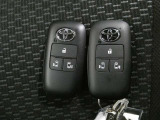キーを取り出さずにドアを施錠&解錠。クルマの始動も可能です。