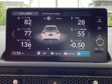 車両のデータをモニターで確認できます。