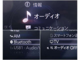 USB、Bluetoothなど利用可能な音源を確認できます。