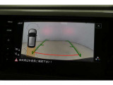 バックカメラ作動時のディスプレイです。 駐車が苦手な方にも安心のバックカメラ装備。