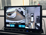 マルチビューカメラのお写真です。駐車が苦手な方でも楽に駐車が行えますね♪