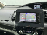 アラウンドビューモニターで車の周辺状況をナビ画面で確認できます☆