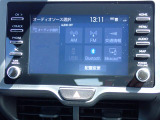オーディオソースはご覧の通りです。Bluetoothを搭載しています。スマホと連動させると音楽等楽しむことが出来ます。