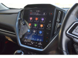 ナビを始め、車両やエアコンの設定、SUBARU STARLINK、ラジオやテレビなどさまざまな機能を内蔵している11.6インチセンターインフォメーションディスプレイ&インフォテインメントシステム