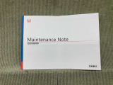 点検整備の記録メンテナンスノートあります