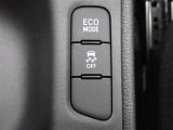 ドライブモードの切り替えスイッチ。ECOモードはエンジン音や排気ガスを気にすることなく走れます。早朝や深夜の走行に便利でおすすめです。