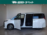 両側パワースライドドア付きだから、狭い駐車スペースなどでの 乗り降りラクラク!小さなお子さまのいるご家庭には嬉しい装備。