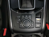コマンダーコントロール。スイッチを探すことなく自然に手を下した位置に配置。手元を見ることなく、各種操作が行えます。