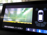 バックカメラの画像です。ガイドラインがスムースな車庫入れをサポートいたします。車庫入れの安心感がアップしますね。