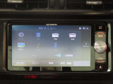 オーディオのソース画面です。AM・FMラジオ、CD再生、フルセグTV、Bluetoothオーディオ機能付き