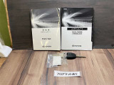 取扱い説明書もしっかり付いてます。中古車ですので、意外とない車も多いんですよ。