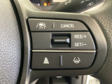 ハンドルにHondaセンシング系のクルーズコントロールやレーンキープアシストなどの操作スイッチが装備されています。ハンドルから手を離さず安全に操作できます。