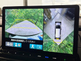 【マルチビューカメラシステム】専用のカメラにより、上から見下ろしたような視点で360度クルマの周囲を確認することができます☆死角部分も確認しやすく、狭い場所での切り返しや駐車もスムーズに行えます。