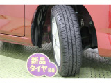 タイヤサイズ 155/65R14。 タイヤ4本【新品】に交換してあります。
