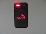 SOSコール 急病時や危険を感じた時SOSコールスイッチを押すと、専門のオペレーターに繋がって、警察や救急車への連携サポートしてくれます。(別途登録費用がかかります)