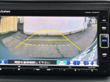 カラービジョンとガイド線で見やすい視点切替式のバックモニター。