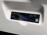 ETC車載器付きです。高速道路の料金所もスムーズに通過できます。