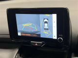パノラミックビューモニターで運転席から確認しにくい車両周辺の状況を把握できます!